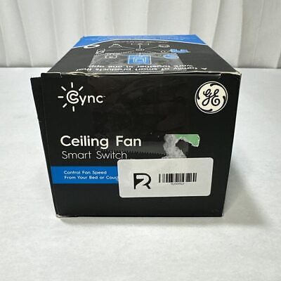 Cync by GE 4-Speed Ceiling Fan Smart Switch (CSWFSBLBWF1/ST-IP).