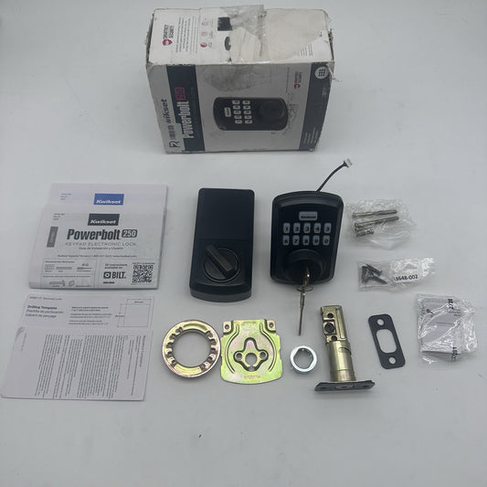 Kwikset Powerbolt 250 Keypad Venetian Bronze Electronic Deadbolt Door Lock