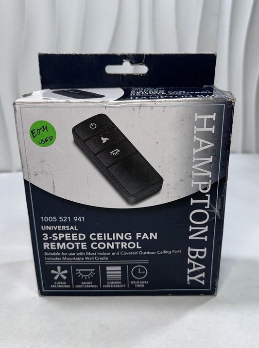 Hampton Bay UNIVERSAL 3-speed Ceiling Fan Remote Control