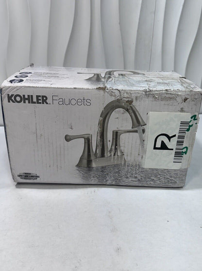 Kohler Lilyfield 4" Centerset Bathroom Sink Faucet - Vibrant Brushed Nickel