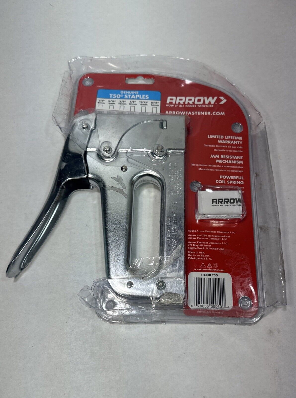 Arrow T50 Pro Heavy Duty Staple Gun And T50 Staples