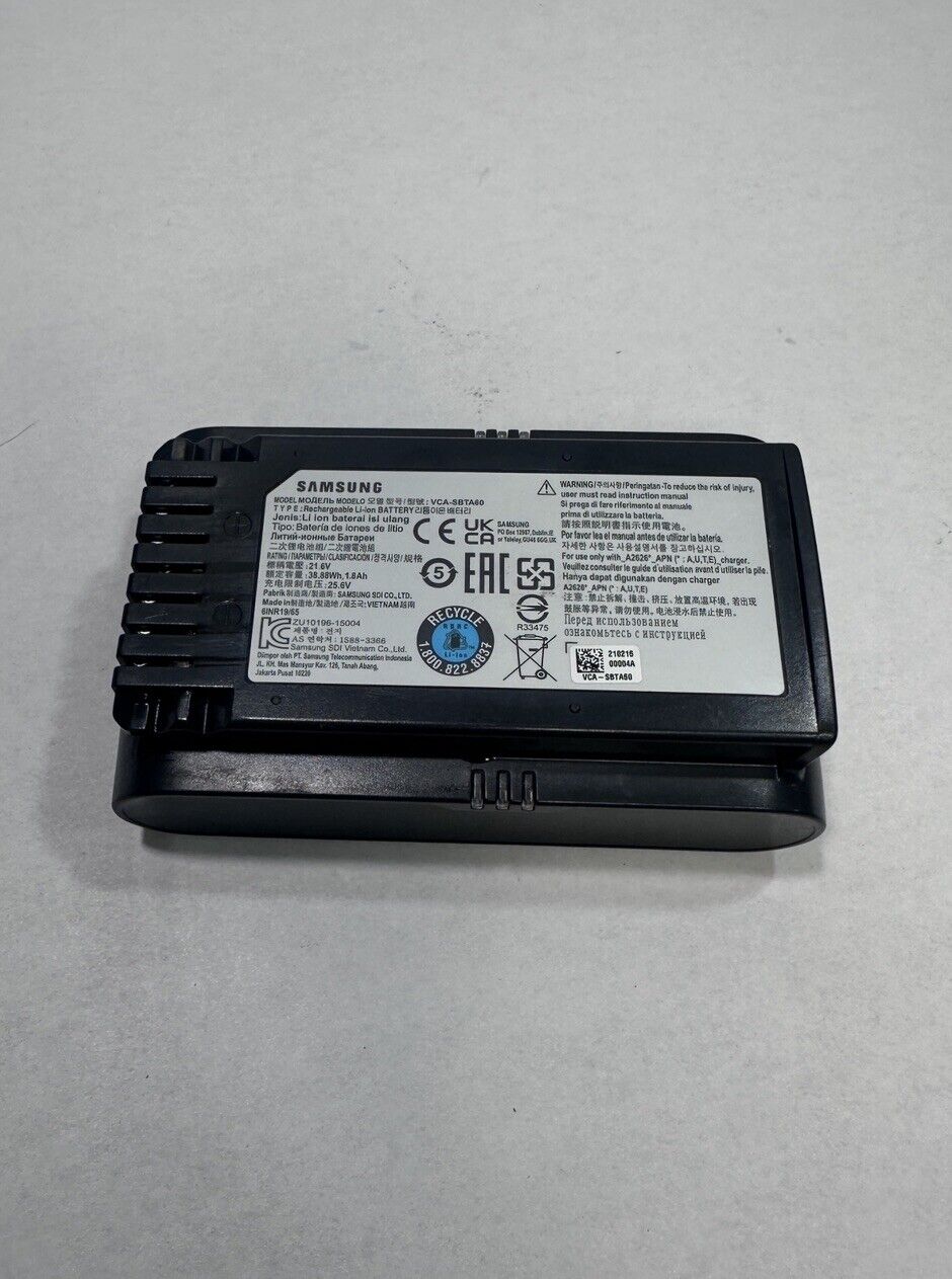 GENUINE Samsung Jet 60 Cordless Vacuum Li-ion Battery Replacement VCA-SBTA60